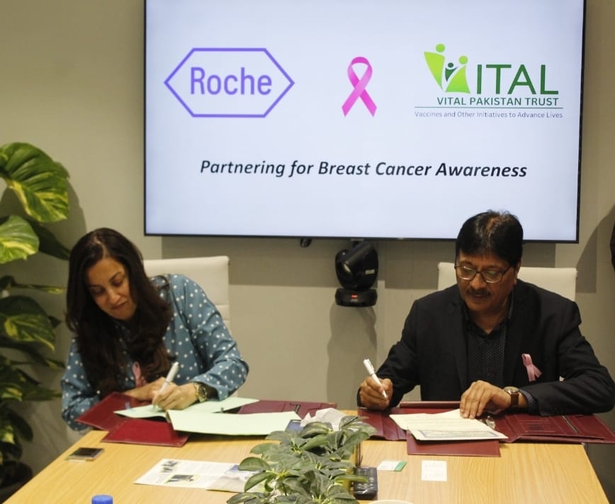 Vital Pakistan Trust (VPT) Collaborates with Roche Pakistan to Promote Breast Cancer Awareness