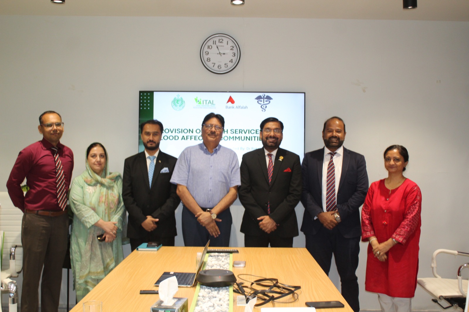 Bank Alfalah Team Reviews Joint Initiative Progress at Al Farabi Hospital